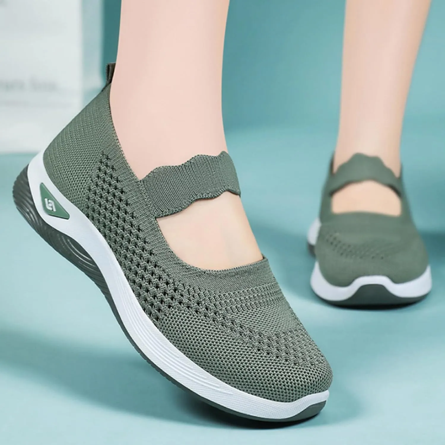 Orthopedic Shoes for Women 2025 Comfortable Breathable Walking Comfortable Slip on Sneakers Lightweight Sneaker Non Slip Shoes with Arch Support Sneakers
