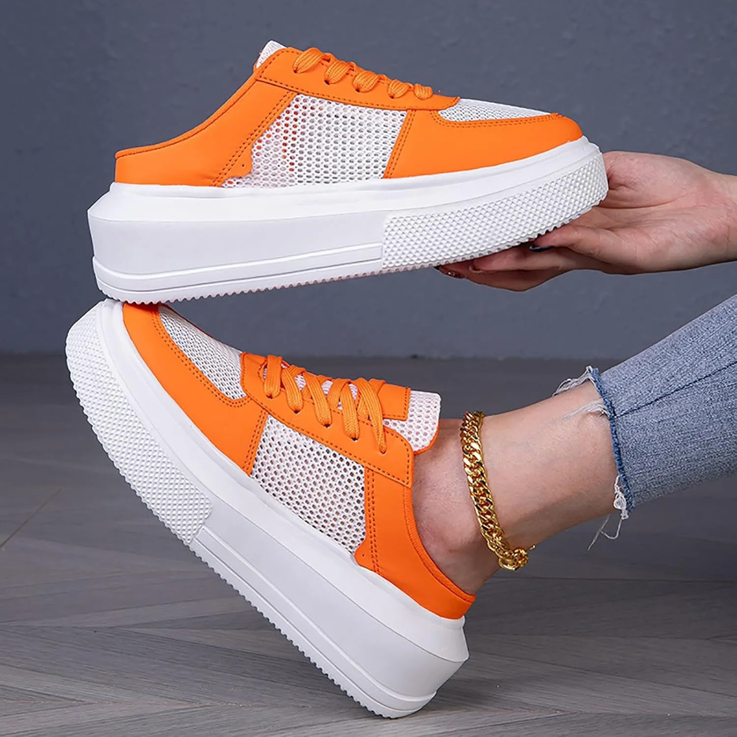 Orthopedic Shoes for Women Soft Cushion Casual Orthopedic Sandals Slip On Breathable Orthopedic Slippers for Women
