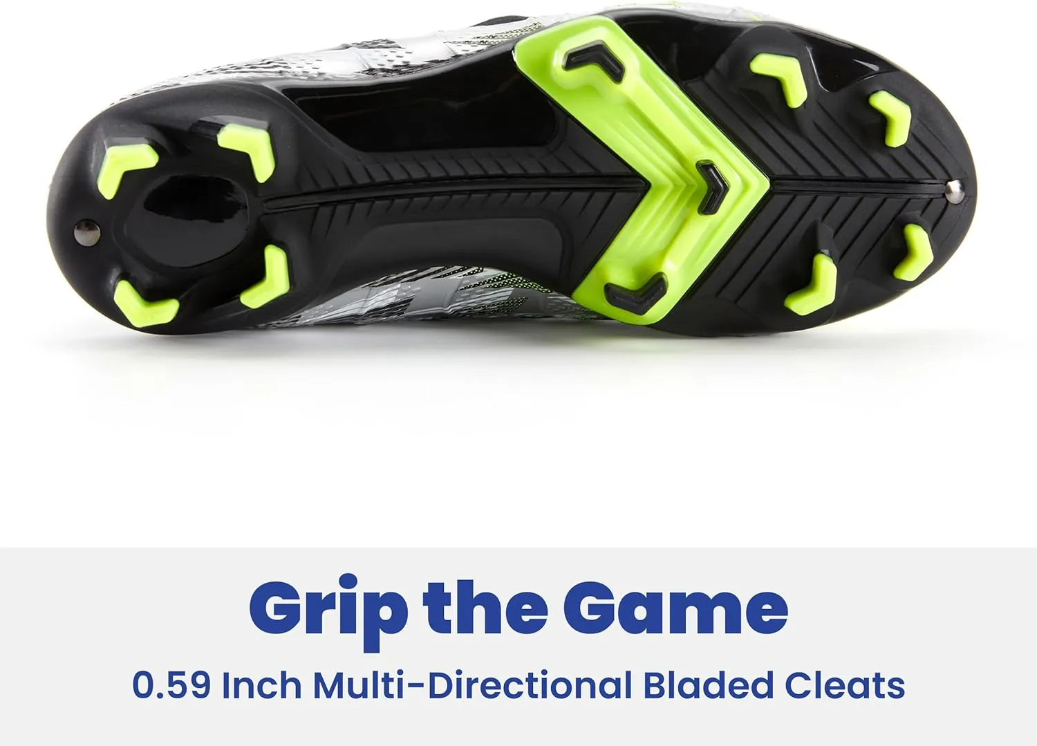 PATPAT Kids Soccer Cleats ?C High Top Outdoor Firm Ground and Turf Football Training Shoes for Little Big Boys and Girls, Sizes 10-6