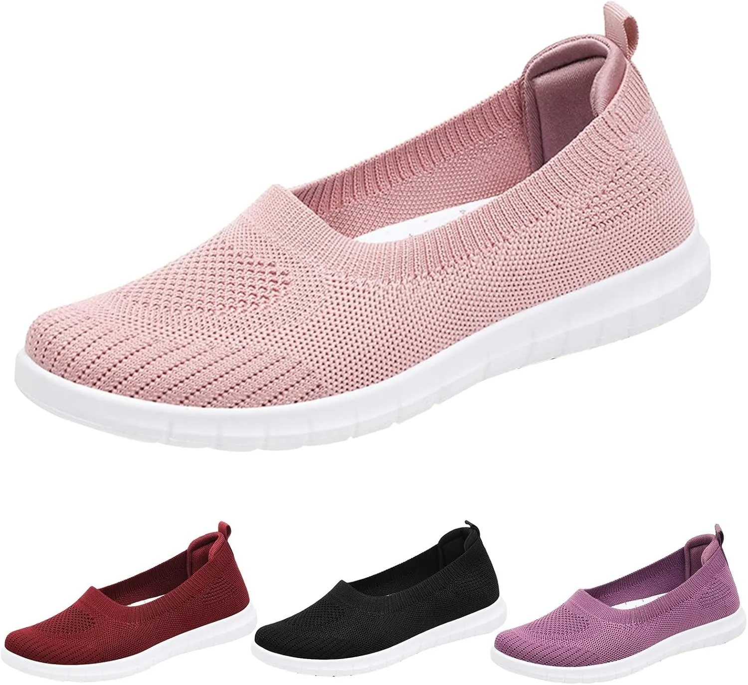 Platform Boots for Women Ankle Boots for Women No Heel Flat Soft Sole Fashion Casual Shoes Breathable Cloth Shoes