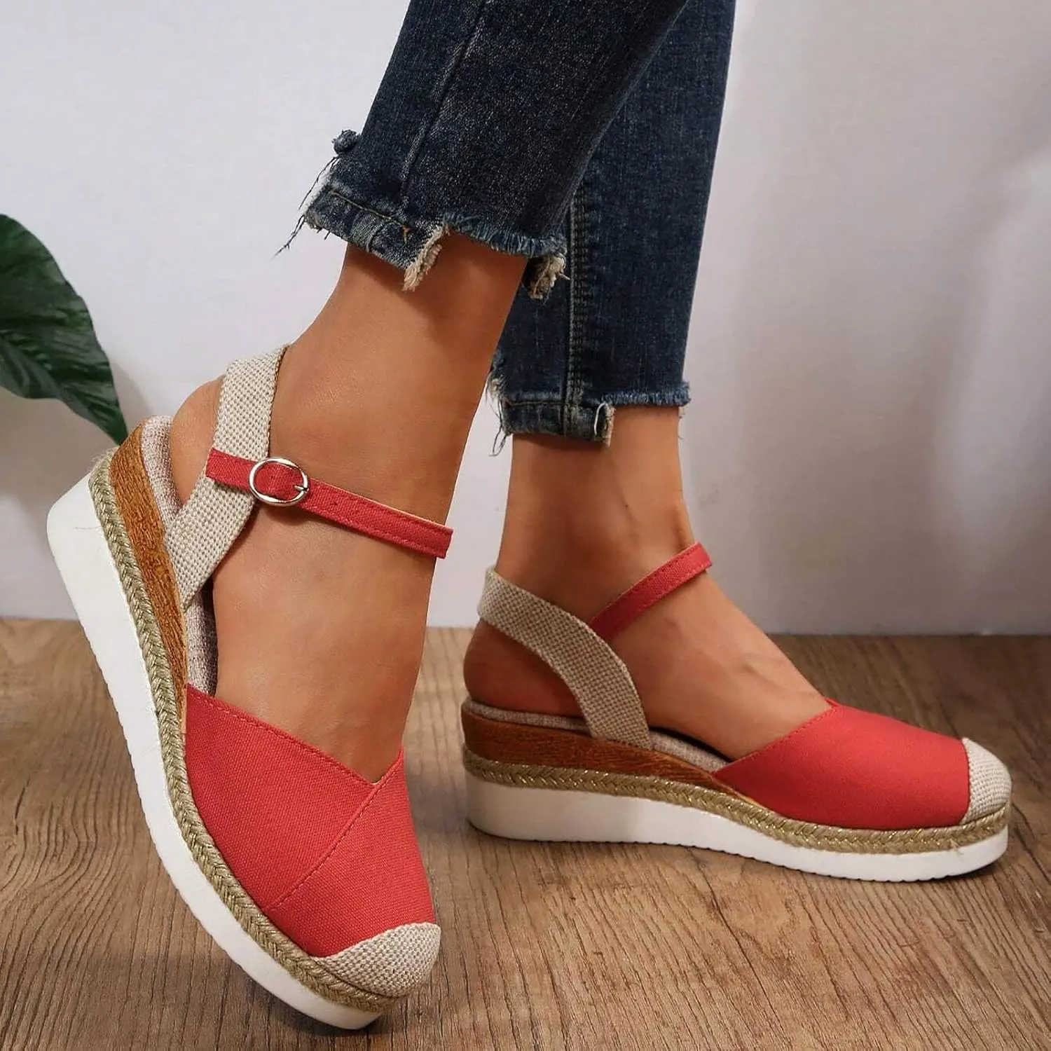 Platform Sandals Open Toe Flatform Wedge Casual Sandal Womens Silver Wedges Open Toe Wedge Sandals for Women
