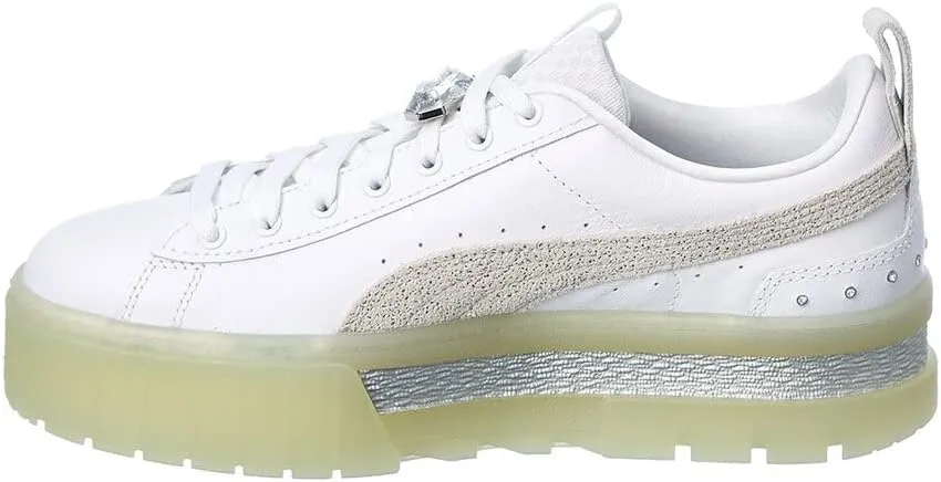 Puma Womens Mayze Crystal Galaxy Platform Sneakers Shoes Casual - White