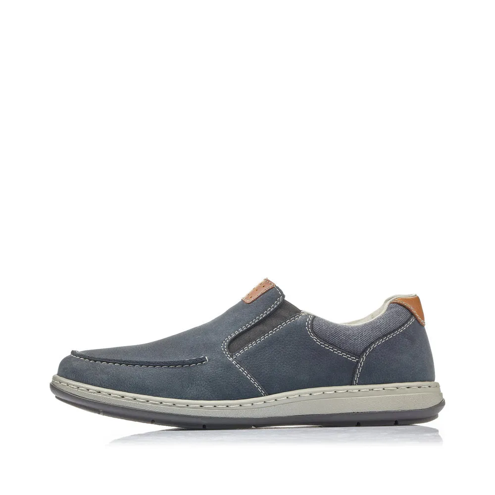 Rieker Mens Wide Fit Slip On  Shoe