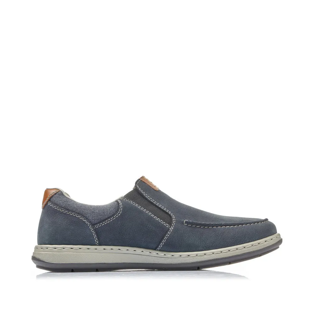 Rieker Mens Wide Fit Slip On  Shoe