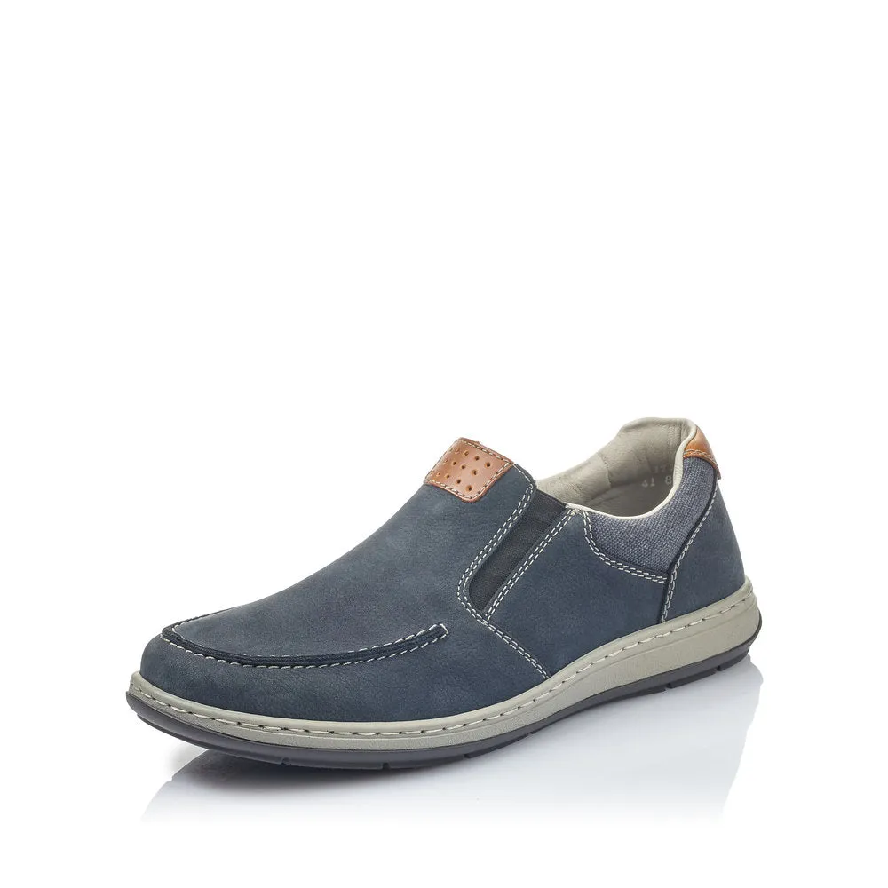 Rieker Mens Wide Fit Slip On  Shoe