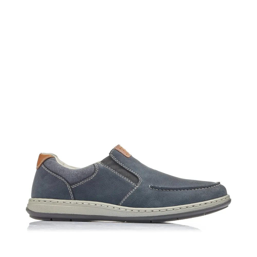 Rieker Mens Wide Fit Slip On  Shoe