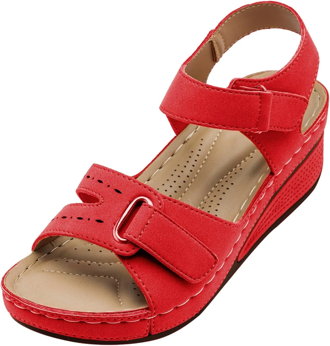 Sandals for Women 2024 Summer Waterproof Hiking Womens Sandals Comfortable Walking Athletic Outdoor Beach Sandals