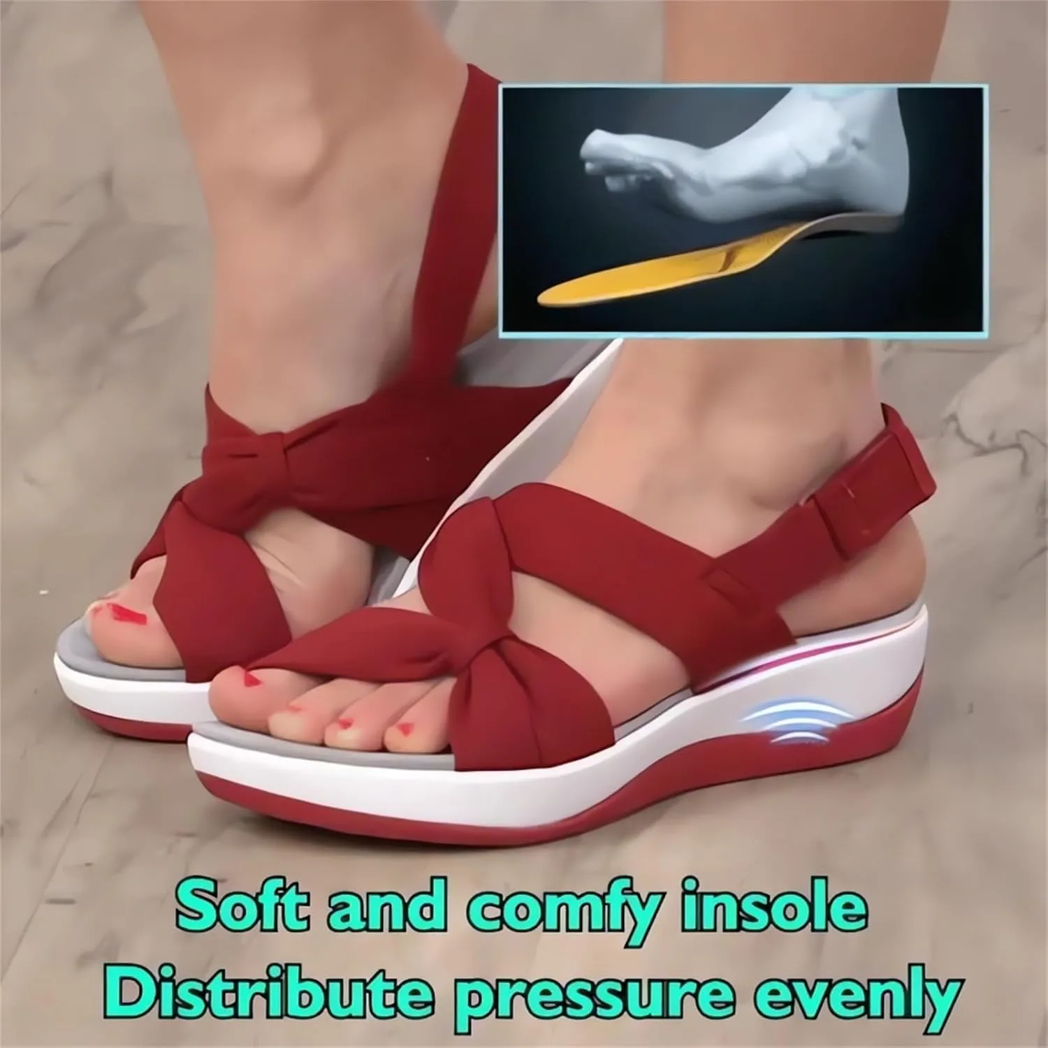 Sandals Women Comfortable Orthotic Sport Slippers with Ankle Strap Wide Width Arch Support Shoes Walking Beach Sandals