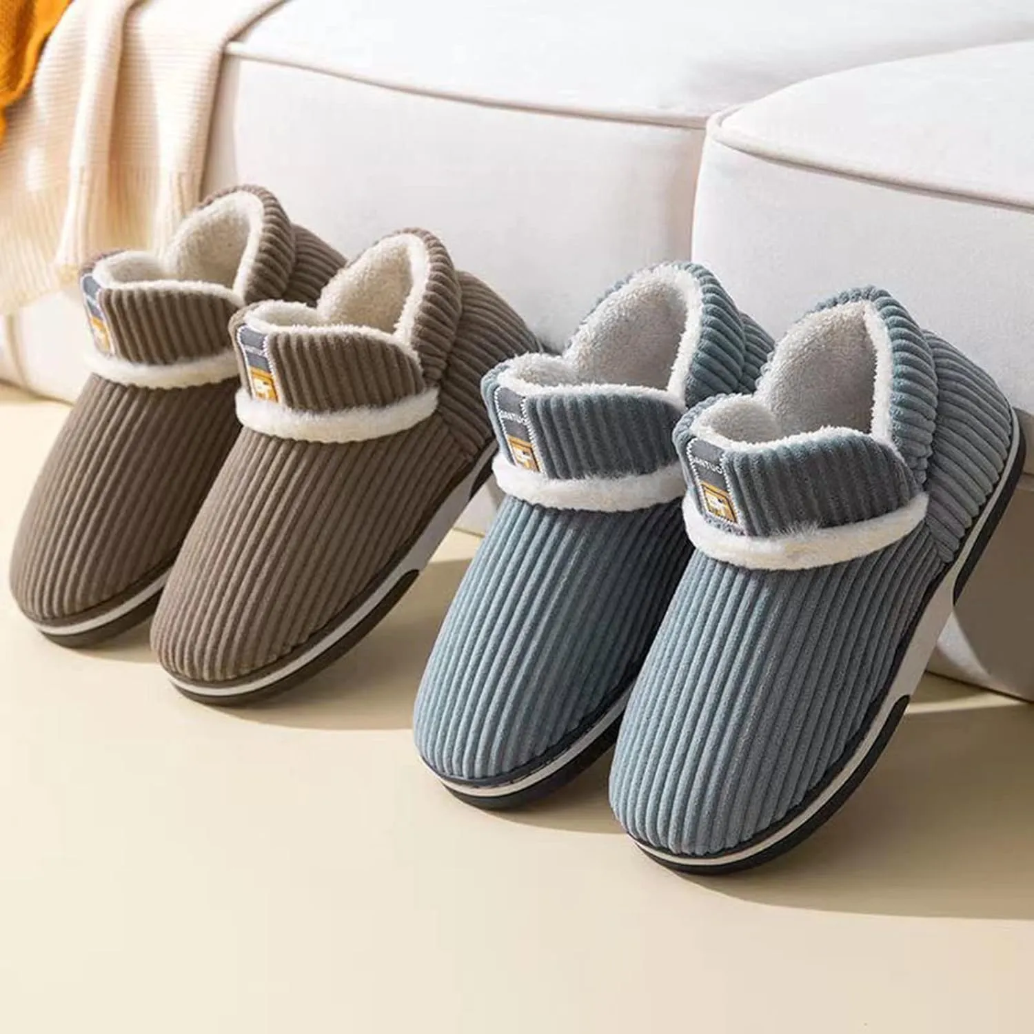 SBGMoSJ Bedroom Slippers Women Memory Foam Winter House Booties Heeled House Slippers Fluffy Slippers Animal Christmas Squishmallow Gifts for Wife 2023