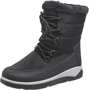 SBGMoSJ Winter Boots for Women 2023 Trendy Fall Women's Winter Boots Waterproof Zipper Womens Winter Boots Size 9 Wide Women Boots Winter Cute Botas De Frio Para Mujer