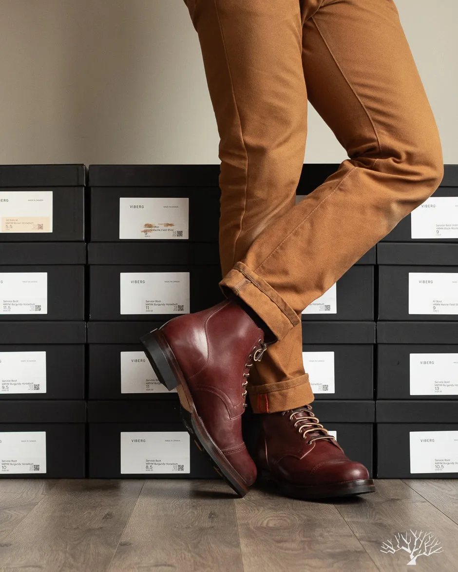 Service Boot - Burgundy Lucida Horsebutt - 2030