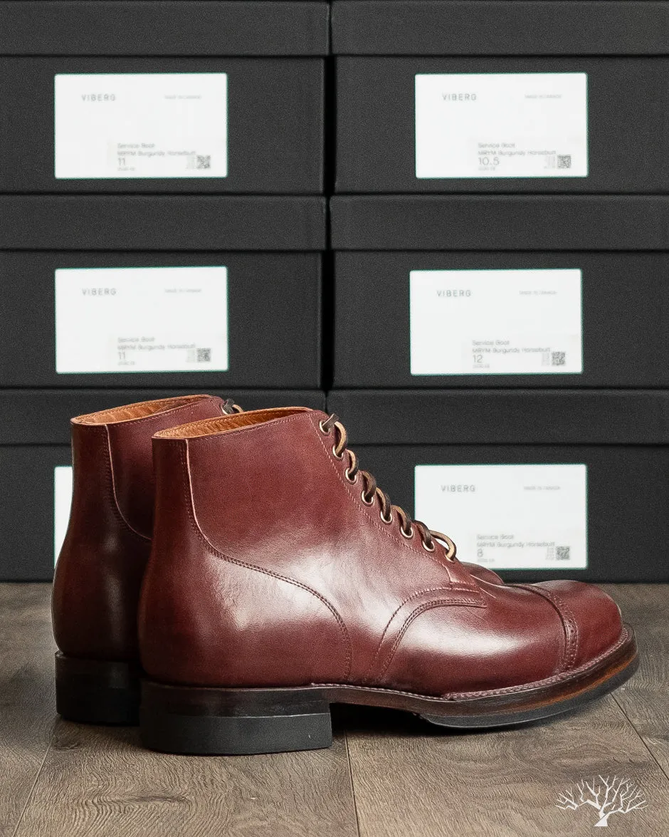 Service Boot - Burgundy Lucida Horsebutt - 2030