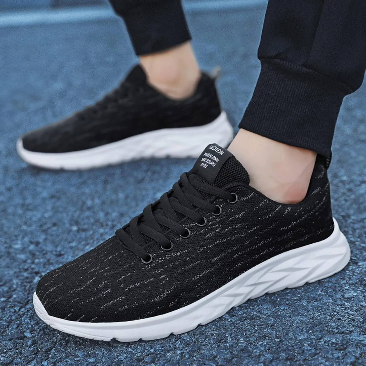 Shoes Men Men's Slip Ons Men's Mesh Sneakers Lightweight Casual Walking Shoes Pickle Lightweight Breathable Walking Gym Tennis Athletic New Running for Men