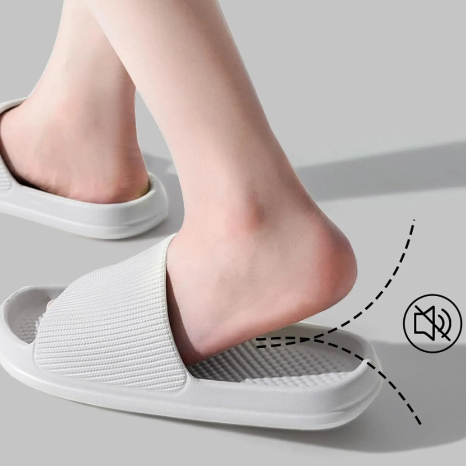 Shower Sandals Bath Slipper Indoor House Pool College Dorm Bathroom Slippers for Men Women Home Slides
