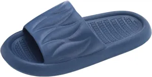 Shower Sandals Men Open Toe Shower Shoes Bathroom Sandals Cloud Comfy Indoor Outdoor Slides Unisex