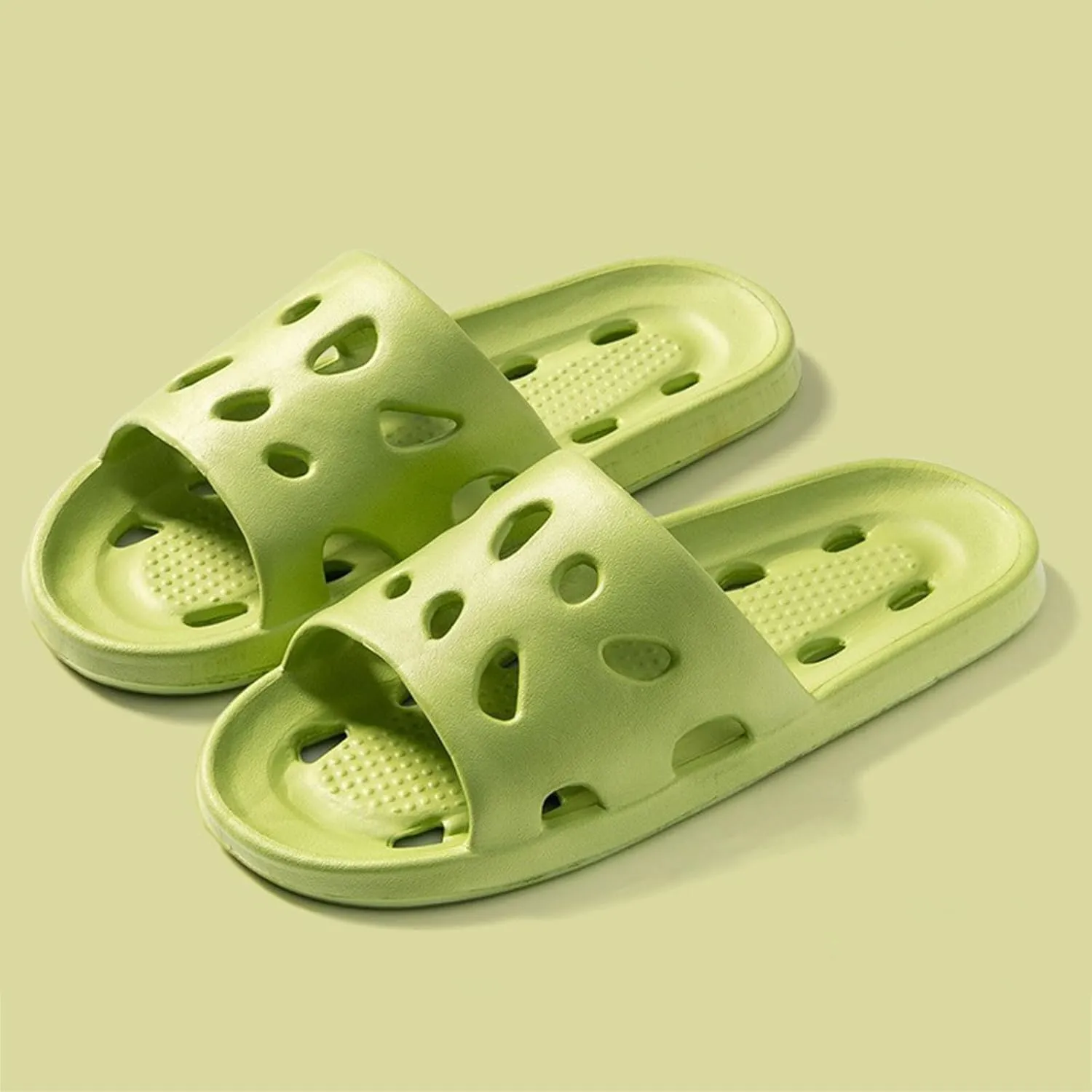 Shower Sandals Men's Athletic Outdoor Sandals Slides Non Slip Quick Drying Bathroom Slippers for Women Men