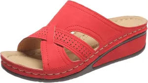 Slipper for Women Orthopedic Sandals for Women Dressy Summer Flip Flops Outdoor Walking Sandals with Arch Support Slides Sandal Summer Casual Going Out Flip Flops Fashion Open Toe Slipper