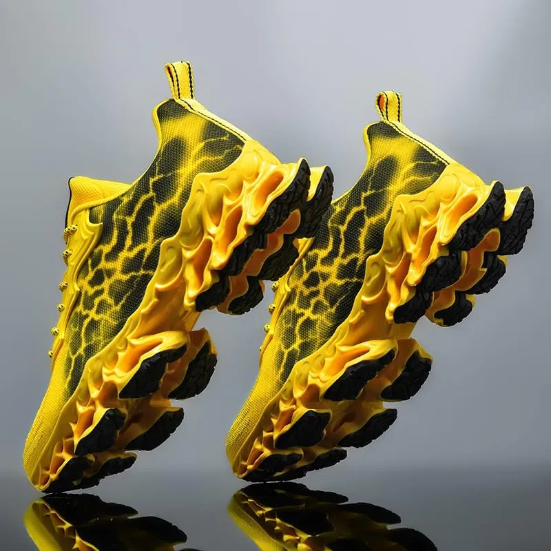 Sneakers for Women Trail Running Shoes Blade Womens Fashion Tennis Women's Athletic Sport Red Yellow Black Size Hiking Shoe Woman