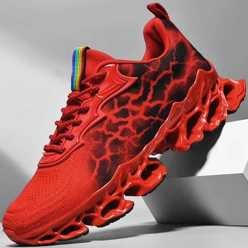 Sneakers for Women Trail Running Shoes Blade Womens Fashion Tennis Women's Athletic Sport Red Yellow Black Size Hiking Shoe Woman