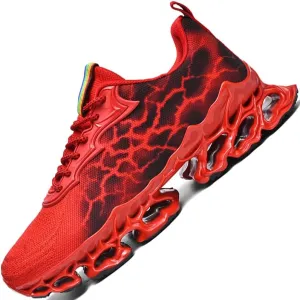 Sneakers for Women Trail Running Shoes Blade Womens Fashion Tennis Women's Athletic Sport Red Yellow Black Size Hiking Shoe Woman
