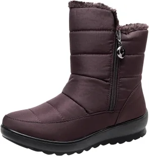 Snow Boots for Women Knee High Non Slip Snow Boot Women 10 Wide Fur Boots for Women Winter Black Boots for Winter Waterproof Women 2023 Botas TRmicas Para Mujer Sport