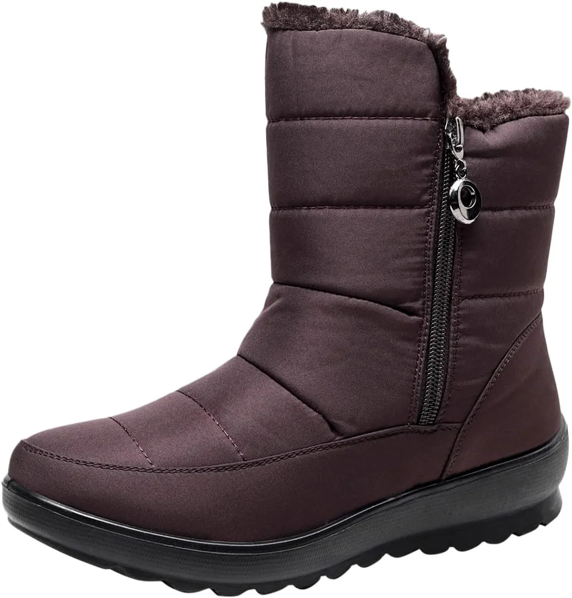 Snow Boots for Women Knee High Non Slip Snow Boot Women 10 Wide Fur Boots for Women Winter Black Boots for Winter Waterproof Women 2023 Botas TRmicas Para Mujer Sport