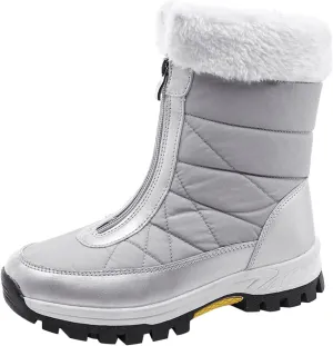Snow Boots for Women Waterproof Anti Slip Women's Short Snow Boots Winter Boots Women Size 8 Black Womens Warm Fur Lined Winter Snow Boots Waterproof Platform Women Winter Snow Boots