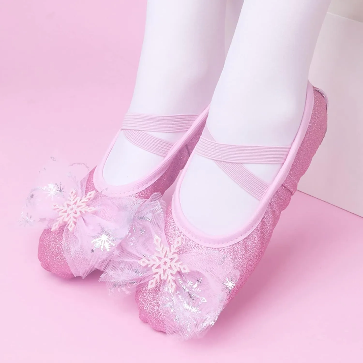 Tennis Shoes for Girls Children Dance Shoes Warm Dance Ballet Performance Indoor Shoes Yoga Child Sandals Shoes