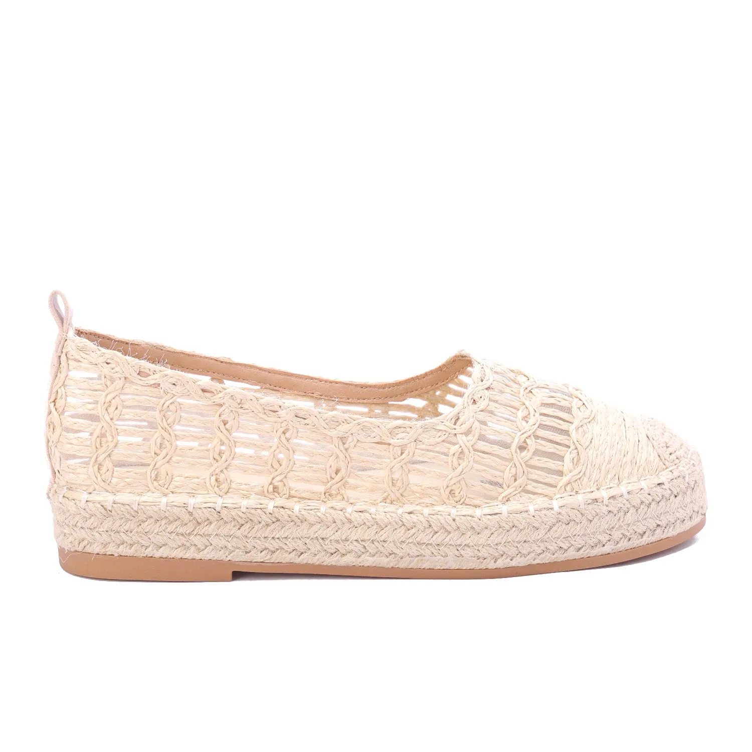 Terra Weave Artisan Espadrille - Beige