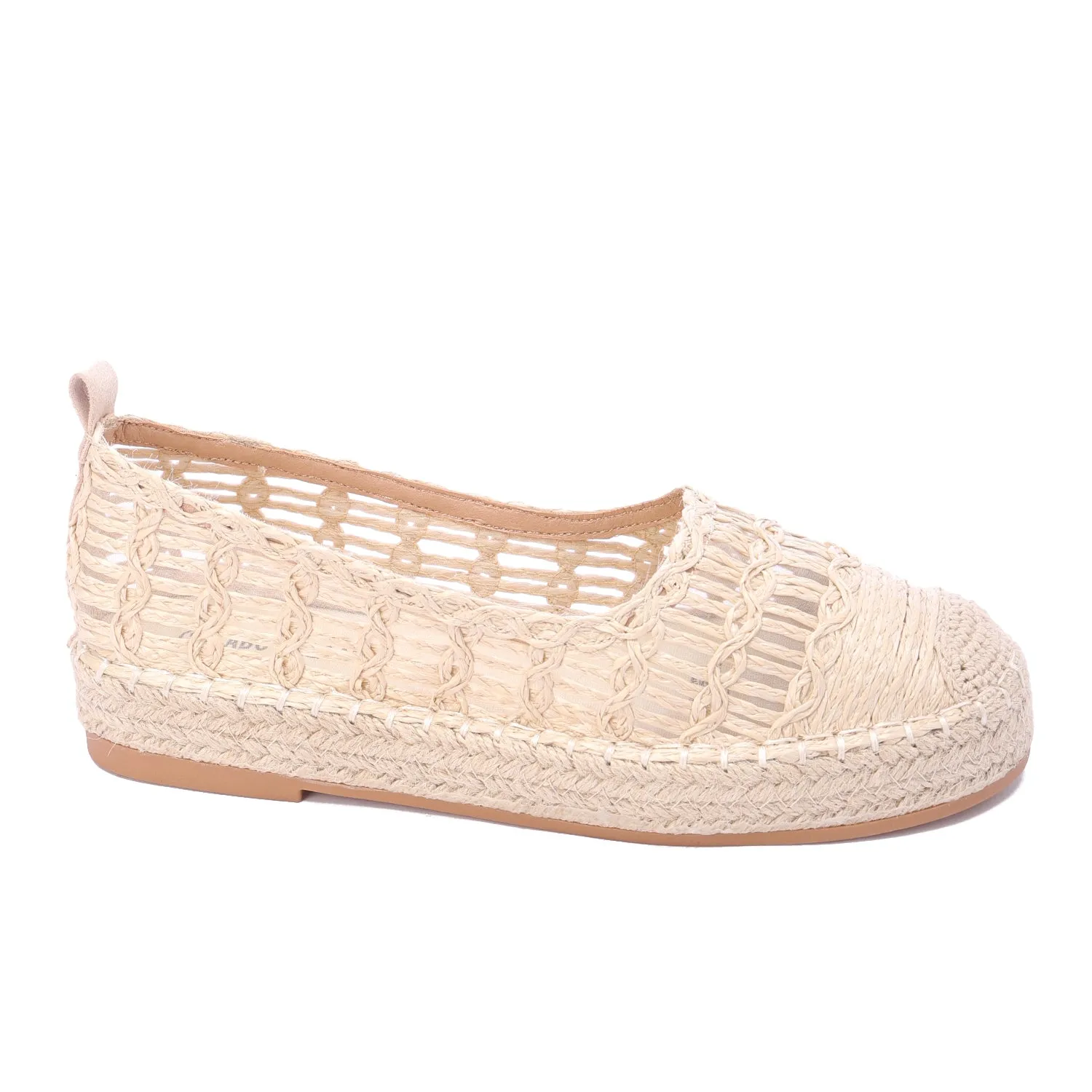 Terra Weave Artisan Espadrille - Beige