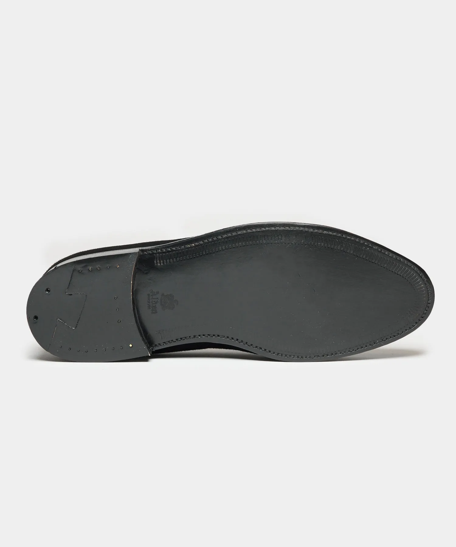 Todd Snyder x Alden Suede Blackout Tassel Loafer
