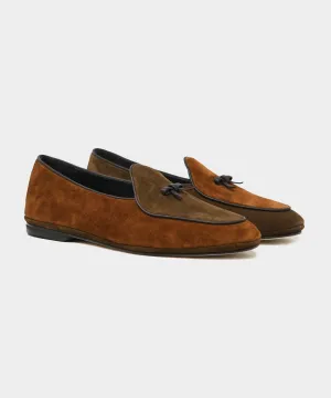 Todd Snyder x Rubinacci Colorblock Suede Marphy Loafer