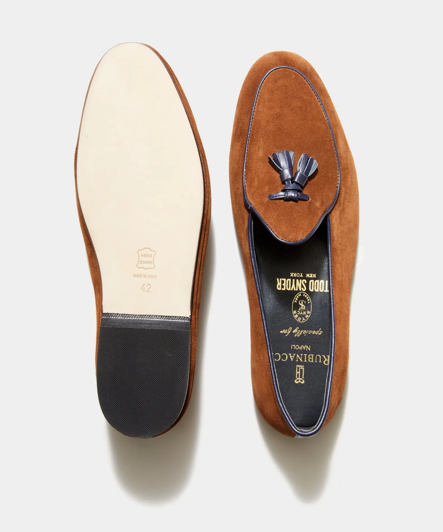 Todd Snyder x Rubinacci Suede Marphy Loafer