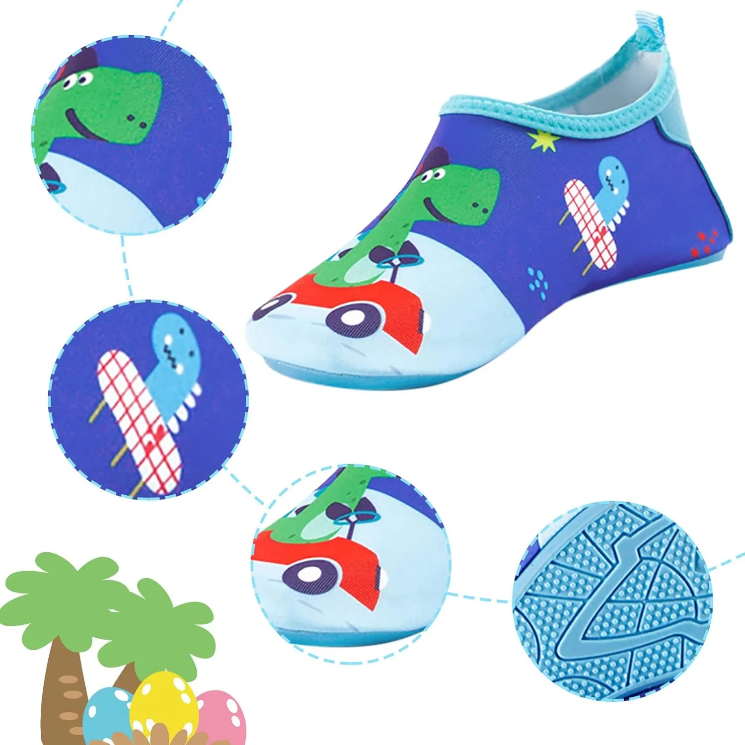 Toddler Boy High Tops Socks Outdoor Beach Children Swimming Water Cartoon Kids Diving Shoes Kids Animal Dry Quick Socks Shoes Baby Shoes Infant Walking Shoes Girls
