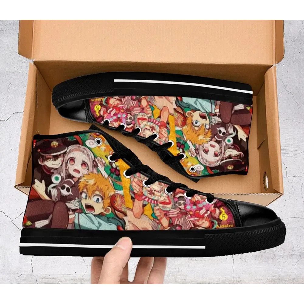Toilet bound Hanako kun Shoes High Top Sneakers for Kids and Adults