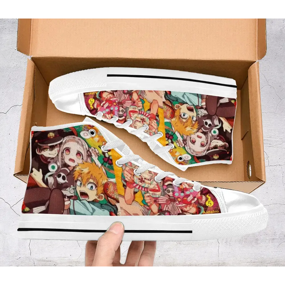 Toilet bound Hanako kun Shoes High Top Sneakers for Kids and Adults