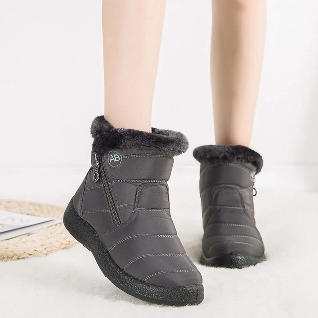 Waterproof Snow Boots for Women Knee High Winter Boots for Women Waterproof Snow Size 12 Womens Boots for Snow Winter White Boots for Women Heel Winter Boot for Women Wide