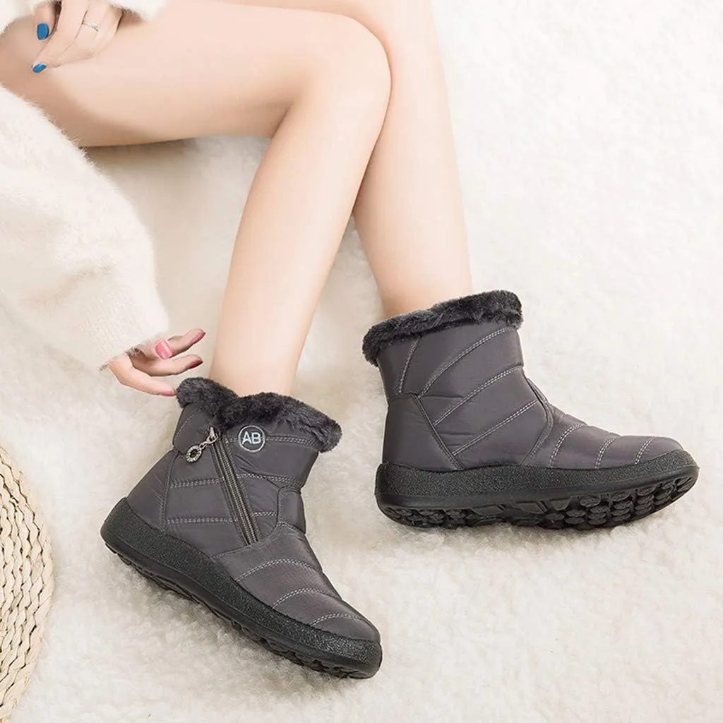 Waterproof Snow Boots for Women Knee High Winter Boots for Women Waterproof Snow Size 12 Womens Boots for Snow Winter White Boots for Women Heel Winter Boot for Women Wide