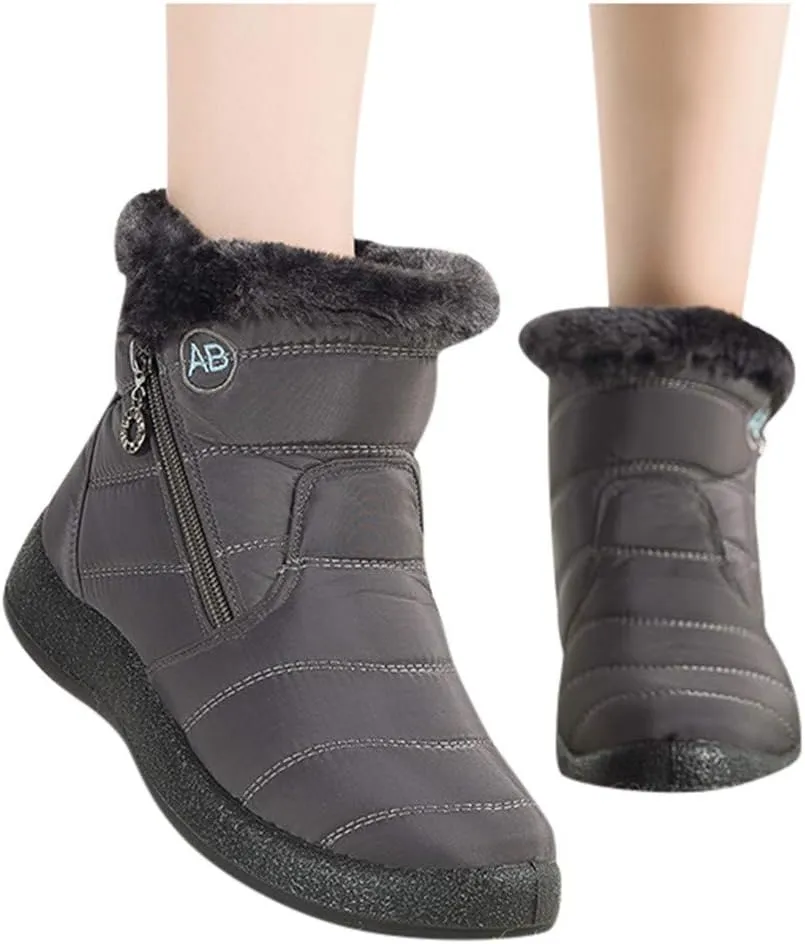 Waterproof Snow Boots for Women Knee High Winter Boots for Women Waterproof Snow Size 12 Womens Boots for Snow Winter White Boots for Women Heel Winter Boot for Women Wide