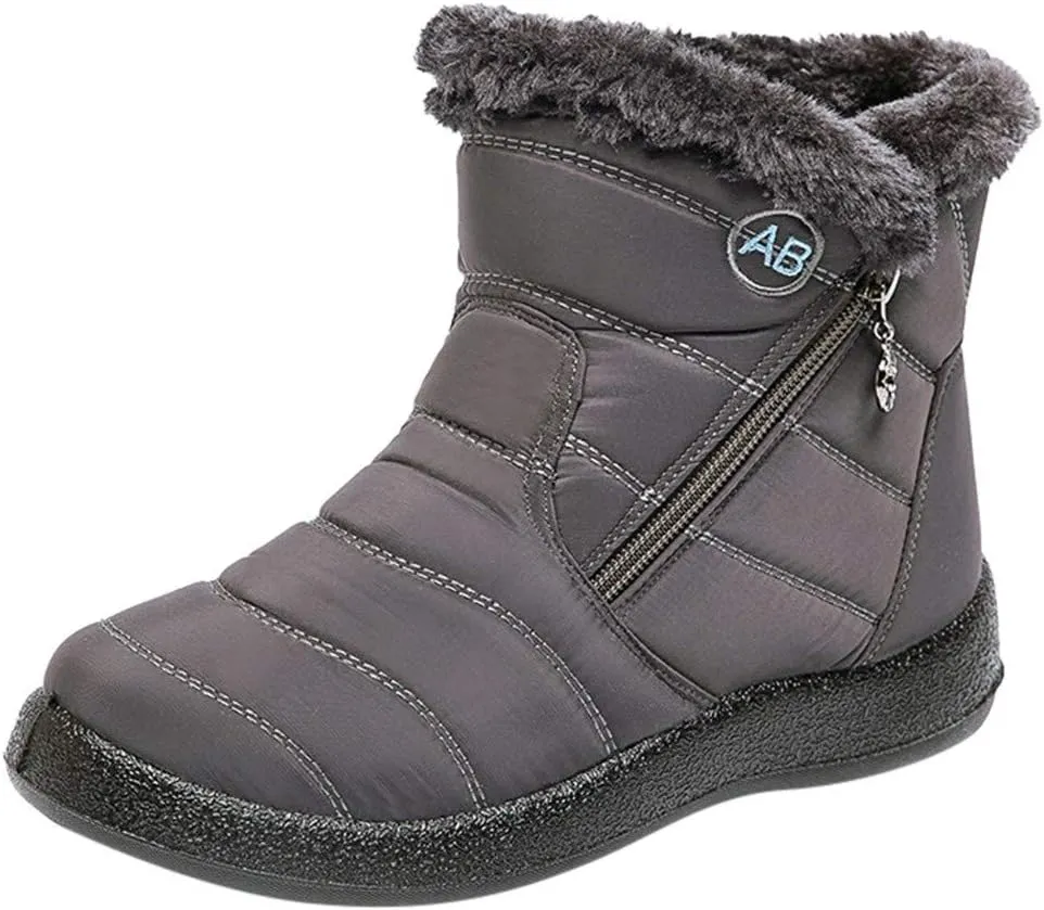 Waterproof Snow Boots for Women Knee High Winter Boots for Women Waterproof Snow Size 12 Womens Boots for Snow Winter White Boots for Women Heel Winter Boot for Women Wide
