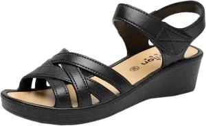 Wedge Sandals for Women Braided Jute Espadrille Wedge with Cork Sole and Ankle Strap for Beach To Street Style Orthopedic Sandal Beach Dressy Flip Flops for Wide Toe 2025 Spring