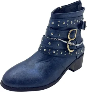 Winter Boots for Women Ankle Black Suede Booties Ladies Hiking Boots Ankle Bootie for Women with Heel Keep Warm Flat Bottom Chunky Low Heel Classic Pointed Toe