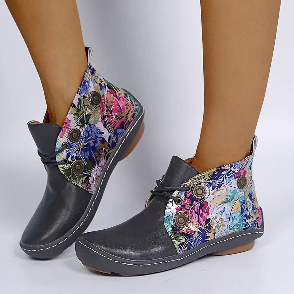 Women Boots Ankle WomenS Boots Boots for Walking All Day Women Womens Navy Boots Womens Ankle Boots No Heel Leather Ankle Booties Flat