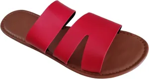 Women Flat Sandals Summer Dressy Casual Beach Slides Lightweight Comfort Slippers Slip on Holiday Sandal