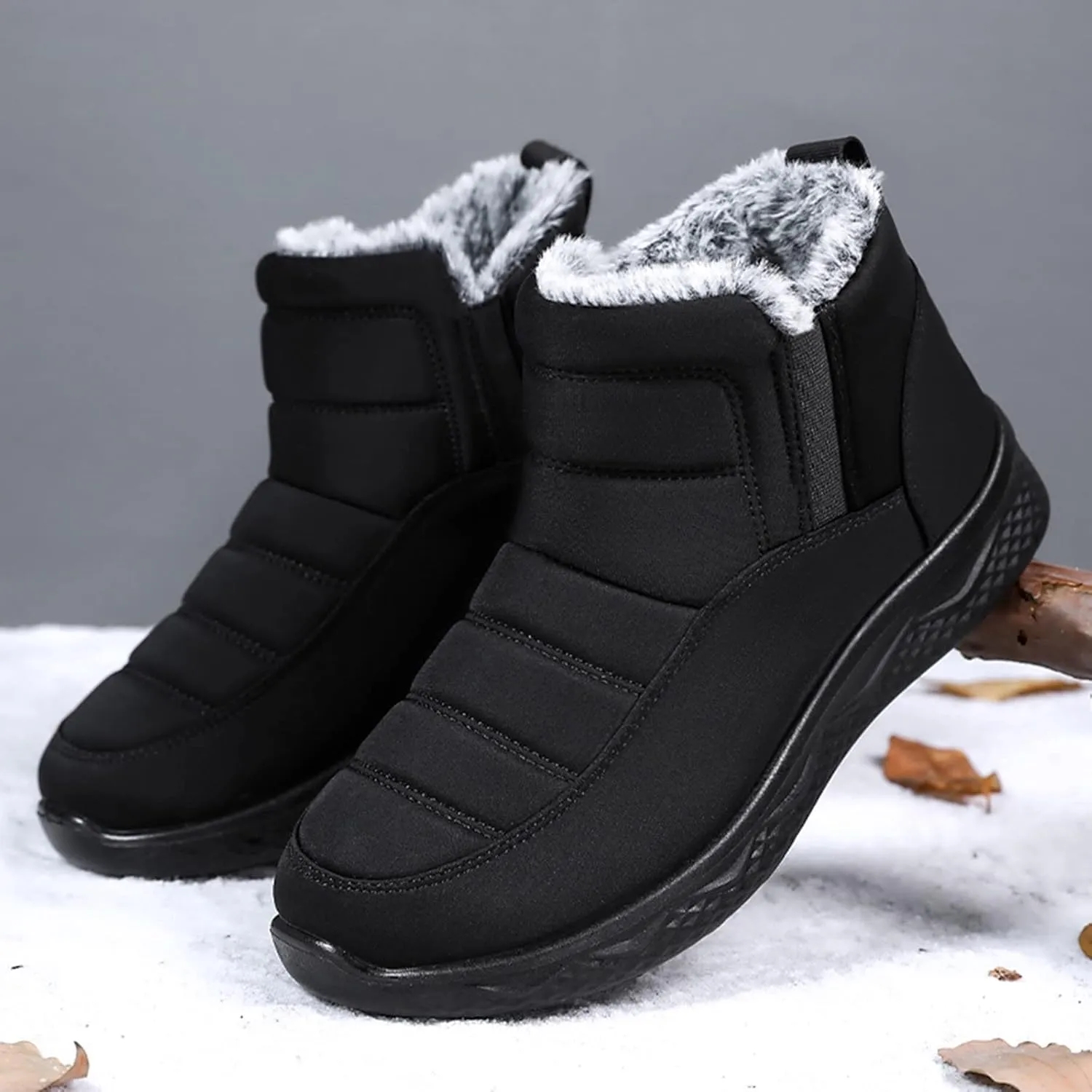 Women Snow Boots Winter Shoes 7w Womens Snow Boots Tall Women's Boots Winter Wide Womens Waterproof Boots Wide Width Botas Impermeables Para Invierno Mujer