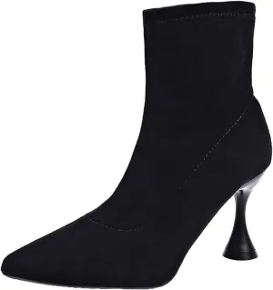 Womens Black Booties Brown Boots for Women Ladies Western Wear Womens Brown Leather Black Ankle Boots Men Size 14 Pointed toes Black Ankle Slim Heels Boots