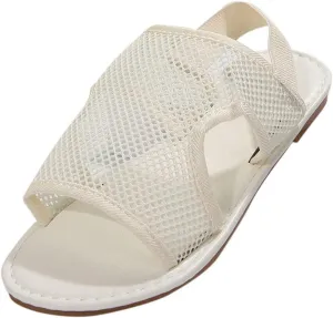 Women's Flat 2025 Comfortable Dressy Breathable Hollow Mesh Slide Sandals Summer Casual Fashion Walking Beach Slippers