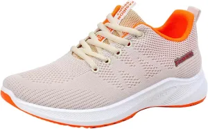 Womens Orthopedic Bowling Shoes Comfortable Universal Slide Soles Light-Weight Mesh Athletic Slip on Sneakers