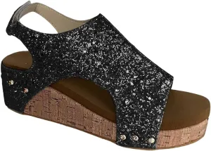 Women's Orthopedic Platform Wedge Sandals Casual Flat Open Toe Ankle Strap Espadrilles Sandals Summer Dressy Arch Support Walking Shoes Lightweight Comfort Outdoor Shoes