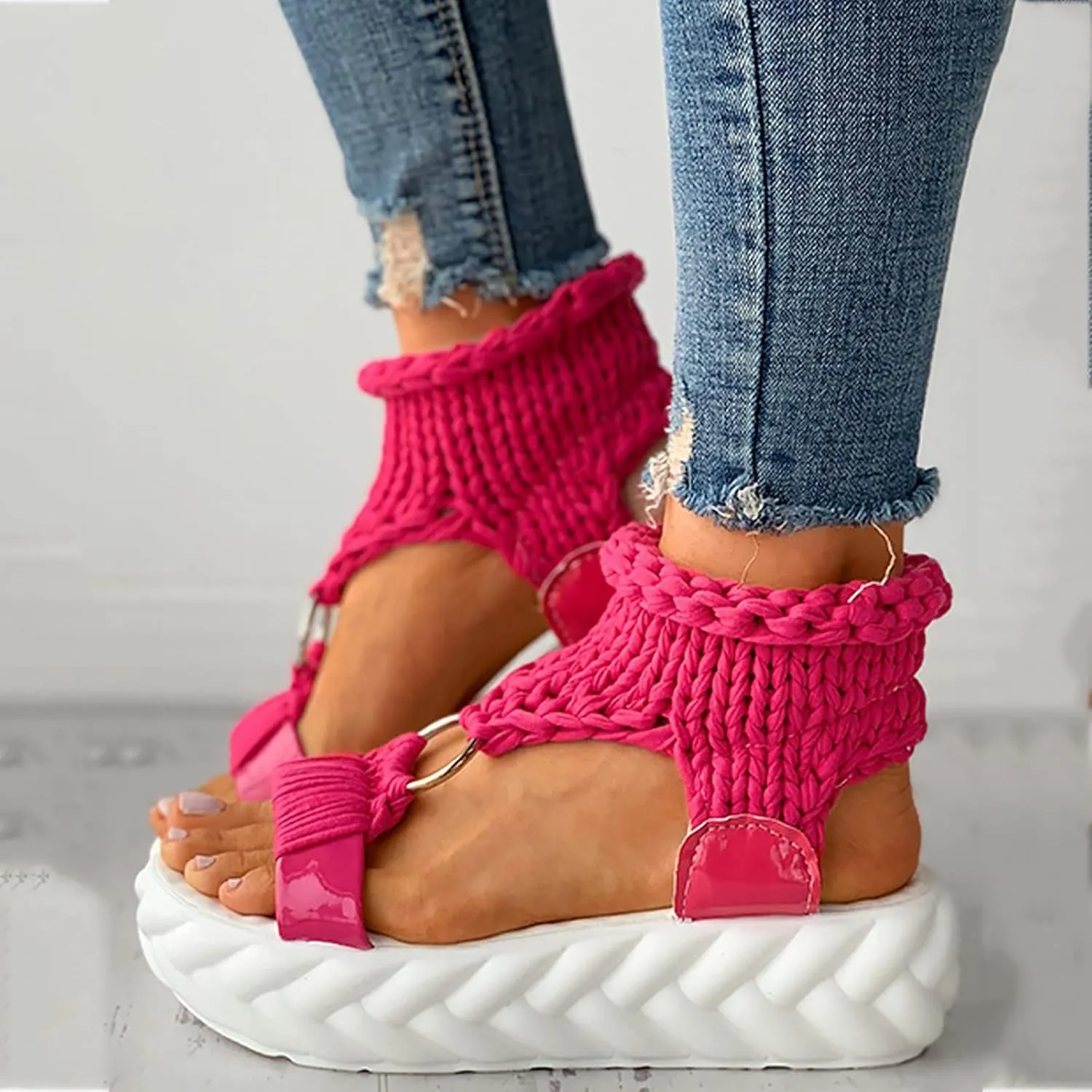 Women's Orthopedic Sandals High Heel Dressy Shoe Fashion Adjustable 2025 Summer Flip Flops Sandals
